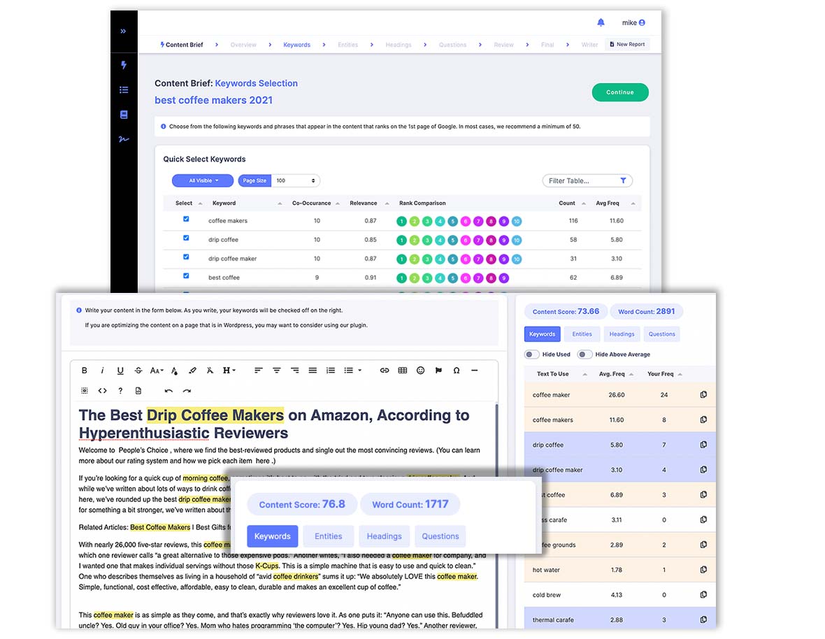 SerpIntelligence screenshots